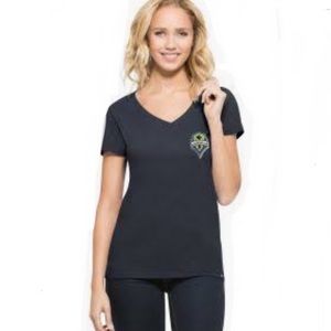 Seattle Sounders Clutch MVP V Neck Tee NWT L
